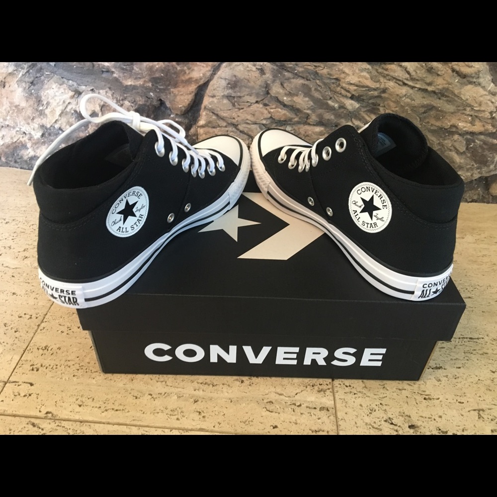 Converse Black Hightops